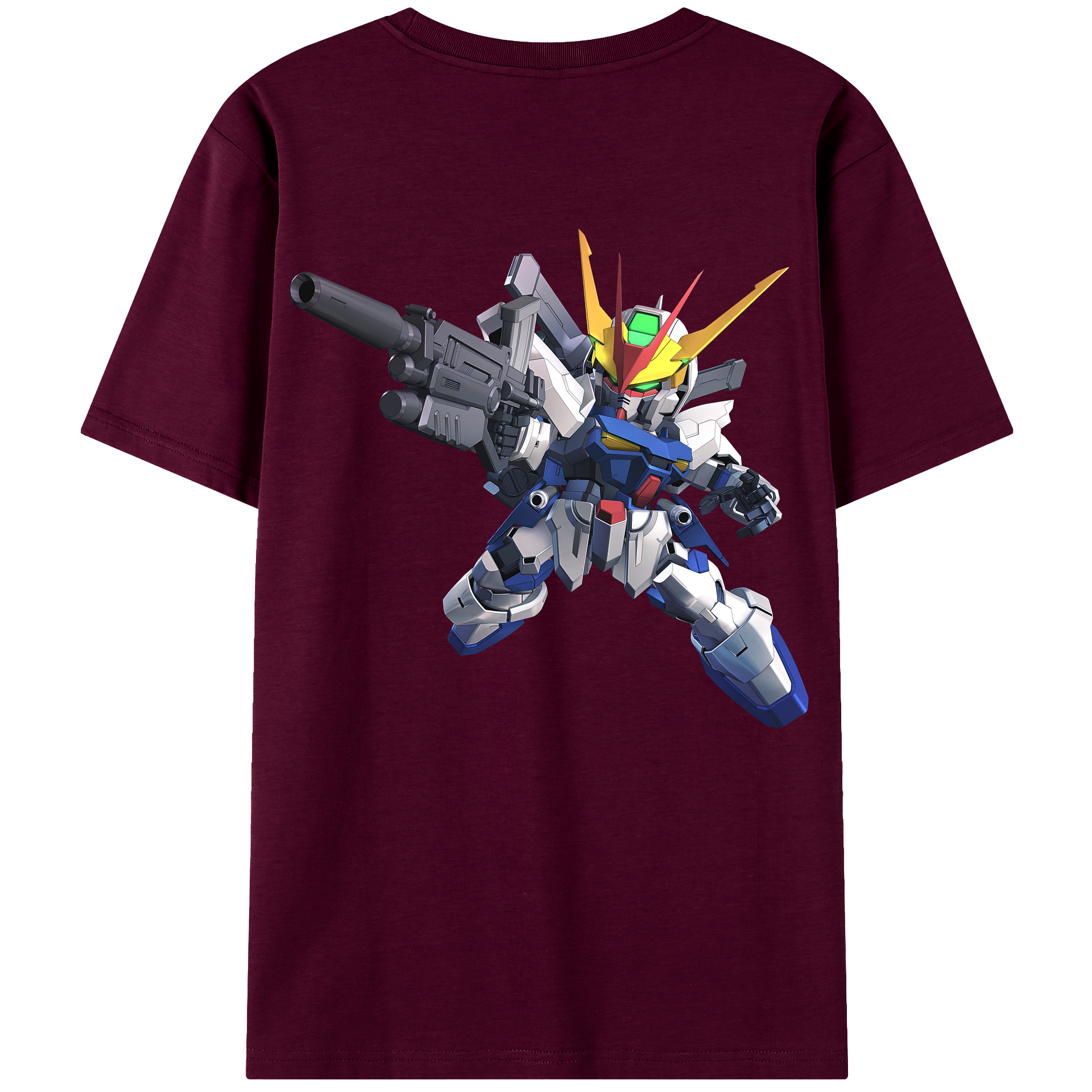 （画像用） 機動戦士ガンダム Mobile Suit Gundam レディース半袖Tシャツ(バックプリント)